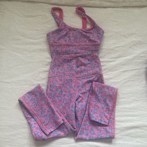 EUC Loveshackfancy x Beach Riot Workout Set